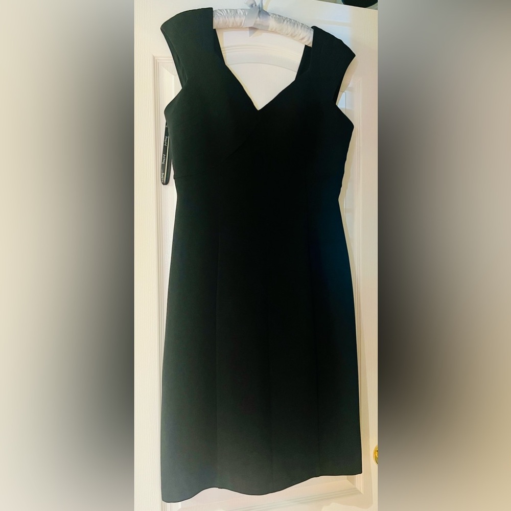 Joseph Ribkoff Elegant Fitted Black Dress